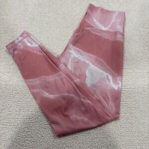 Buffbunny Collection Marble Legging Pink White Size Medium High Rise